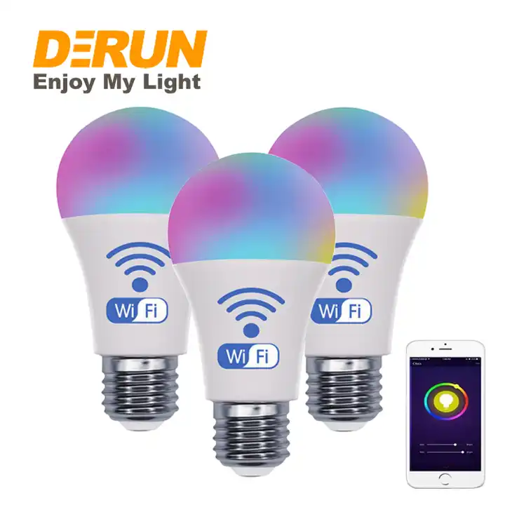 5W 8W 9W 10W E27 APP Homekit Energy Saving Home Lamp Wifi Bluetooth Remote Control Led Rgb Smart Wifi Bulb, LED-Smart