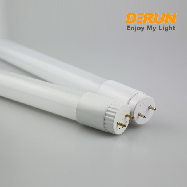 Full Plastic LED Tube Light T8 Office Fluorescent Replacement Lamp 1200mm PC Cover For Metro Home Office with CE RoHS , LTL-T8PL