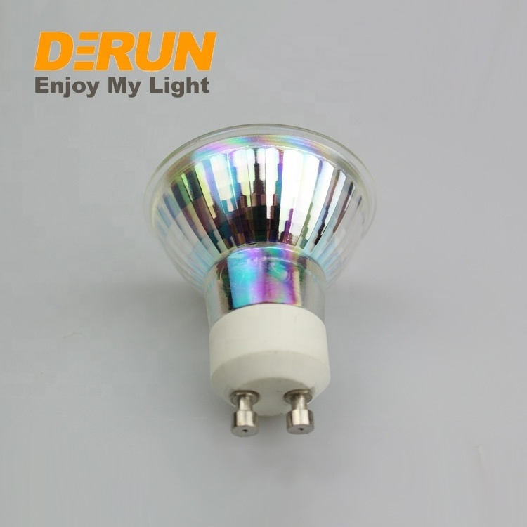 LED Dimmable GU10 6W glass body with lens 38 degree COB GU10 spotlight AC220-240V , LED-GU10