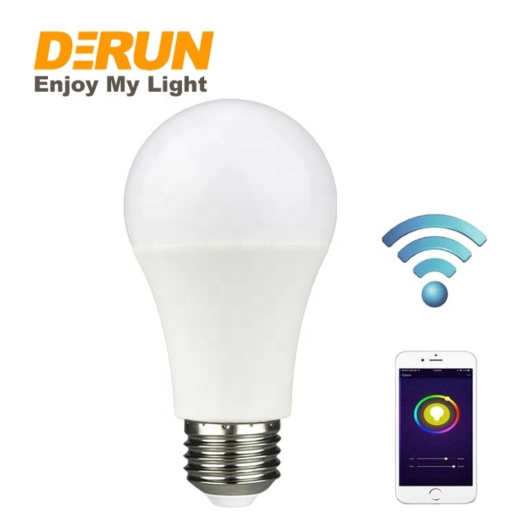 Alexa Lamp Google Home Smart Control RGB Dimming A60 B22 E26 E27 9W 10w 12w Led BT Light Bulb , LED SMART BULB