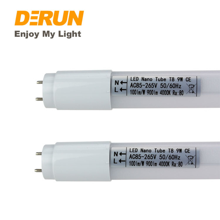 T8 LED Tube Light NANO PC Eco-friendly Fluorescent Lamp Replacement 8W 16W 20W G13 2FT 4FT 5FT 2700-6500K CE RoHS , LTL-T8NA