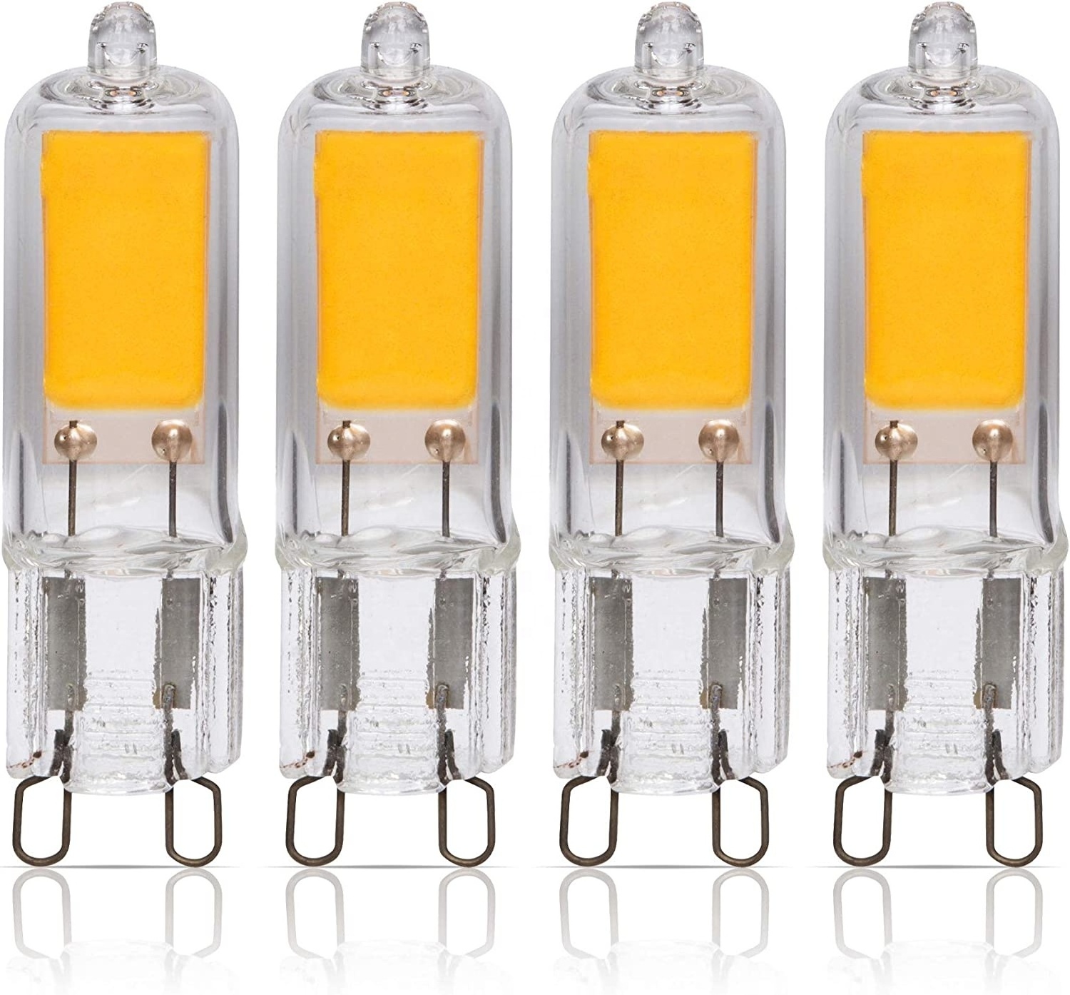 2023 New ERP CE ROHS G9 LED COB Light Bulb 2W 4W 4.5W T4 20W to 75W Halogen Replacement for Pendants, Ceiling Lights , LED-G9