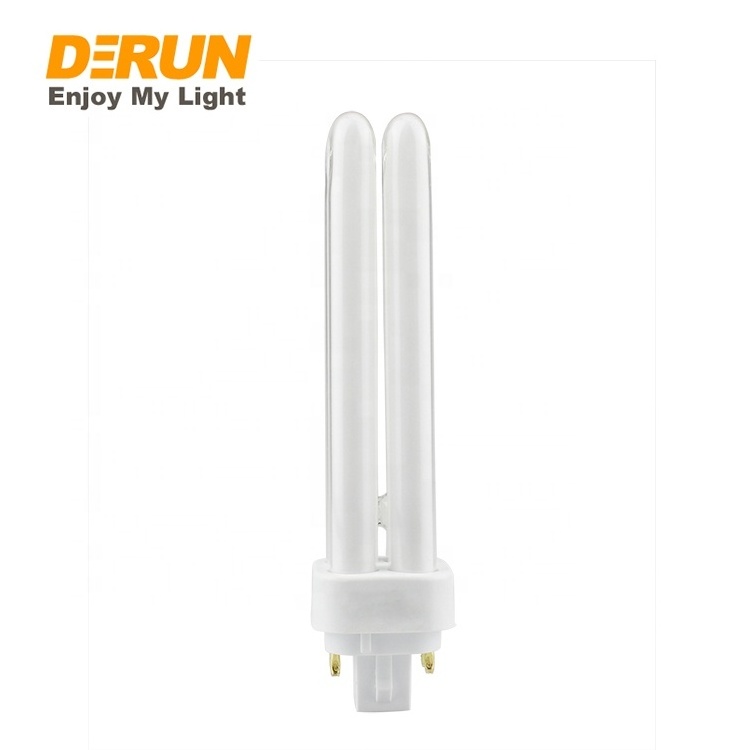 CE ROHS Energy Saving Lamp 13W G24D-1 2 pins Plug in PLC Fluorescent bulb , CFL-PL