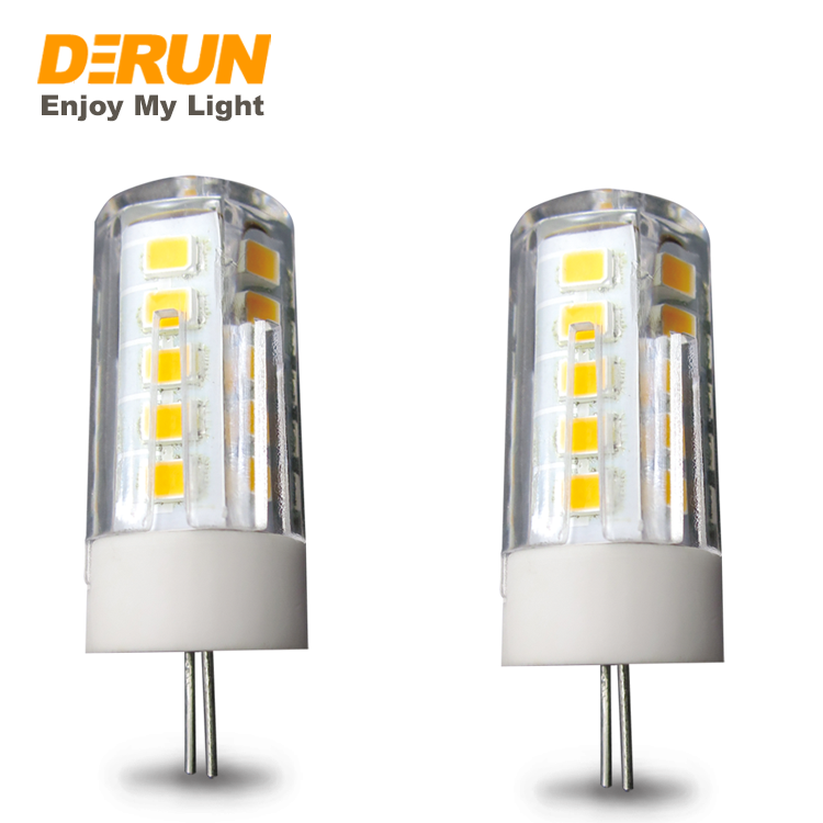 Factory OEM 2.5W 3.5W 6W 210LM 350LM 550LM 12V G4 Clear LED Bulb For Jewelry Lighting , LED-JC