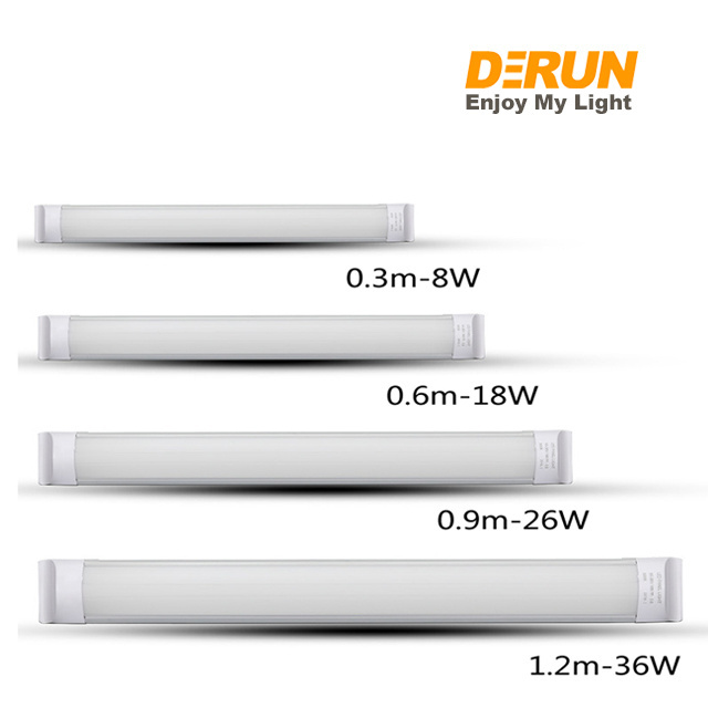 Triproof IP65 Surface Mounted Pendant Linear Flat Slim LED Batten Purification Light Fixture  CE RoHS , LTL-BATTEN