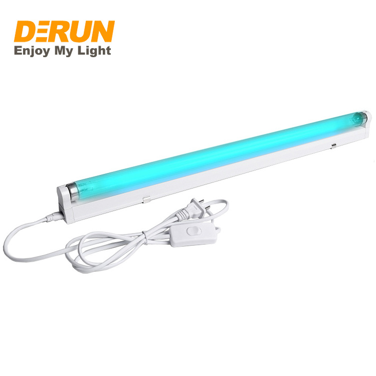 Hospital UVC Disinfection Sterilizer Tube Light Germicidal Bactericidal Fluorescent Lamp Linkable Fixture with CE RoHS , FLT-GL