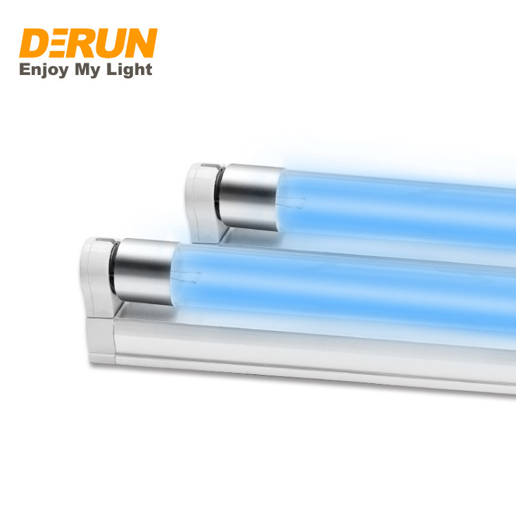 Hospital UVC Disinfection Sterilizer Tube Light Germicidal Bactericidal Fluorescent Lamp Linkable Fixture with CE RoHS , FLT-GL