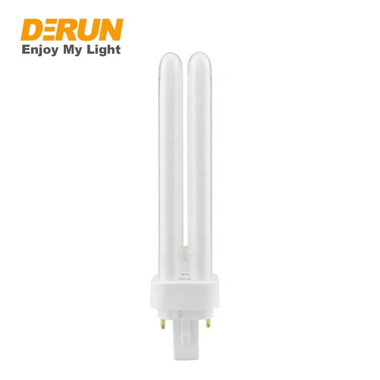 CE ROHS Energy Saving Lamp 13W G24D-1 2 pins Plug in PLC Fluorescent bulb , CFL-PL