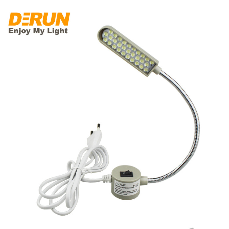 Led Bulb for Household Sewing Machine 1.5W Flexible Work Sewing Machine Lamp with Magnetic Holder Base