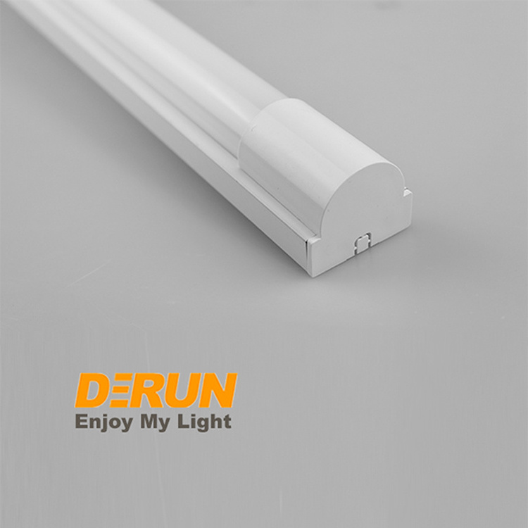 Surface Mounted T8 LED Linear Tube Light Fitting 60cm 120cm Metal For Metro Office Supermarket CE RoHS , LTL-T8INT-AG