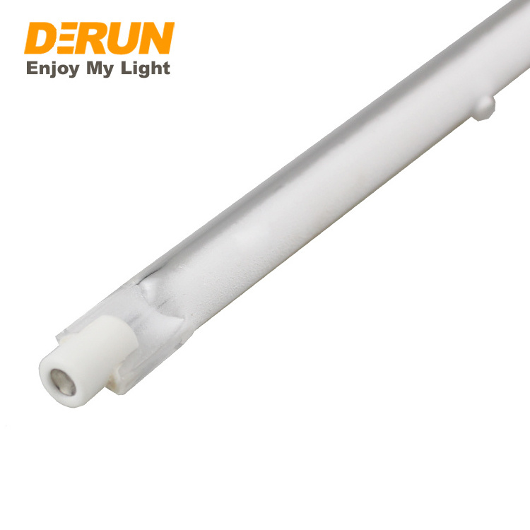 High brightness 120W 200W 400W J78 J118 J125 R7S White Shortwave Quartz Infrared Halogen Heating Lamp , IR-HEATING-WHITE