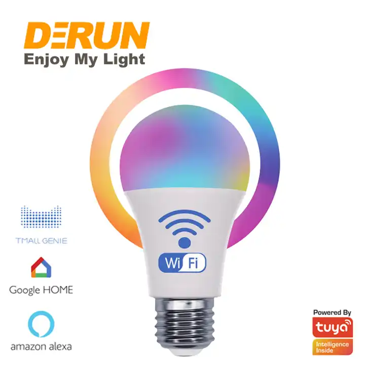 5W 8W 9W 10W E27 APP Homekit Energy Saving Home Lamp Wifi Bluetooth Remote Control Led Rgb Smart Wifi Bulb, LED-Smart