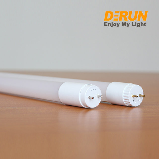 Full Plastic LED Tube Light T8 Office Fluorescent Replacement Lamp 1200mm PC Cover For Metro Home Office with CE RoHS , LTL-T8PL