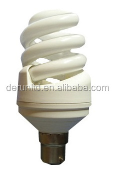 Half Spiral T4 12mm 15W 9W 110-130V 6400K E27 Energy Saving Lamp , CFL-SPIRAL