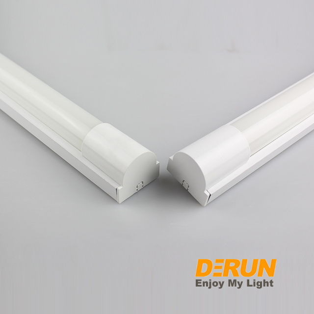 Surface Mounted T8 LED Linear Tube Light Fitting 60cm 120cm Metal For Metro Office Supermarket CE RoHS , LTL-T8INT-AG