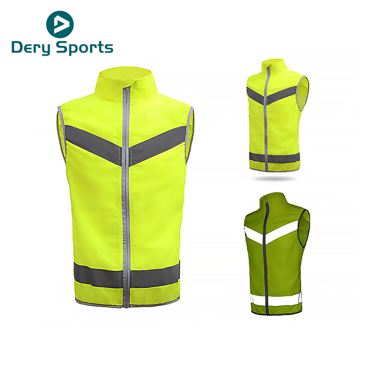 Beautiful Camo High Visibility Work Wear Multiple Pockets Reflective Cycling Safety Riding Jacket Vest