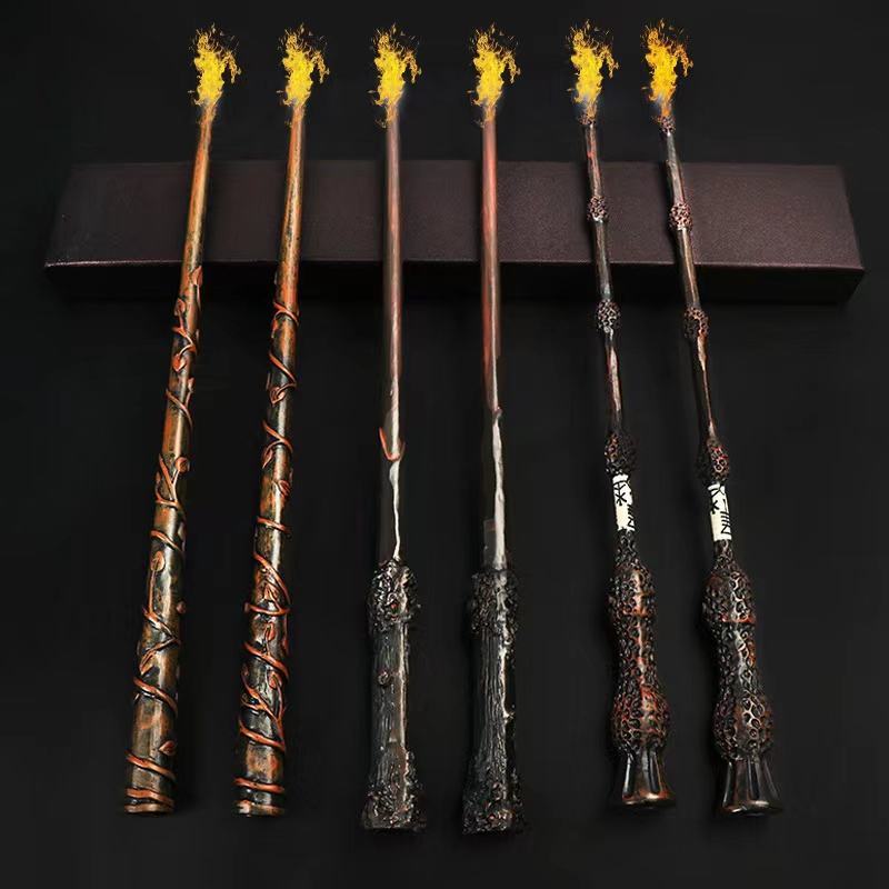 2023 New Arrive Led Lighting luminous Magical Wands of Malfoy Severus SNAPE Hermione Voldmort Dumbledore Wand