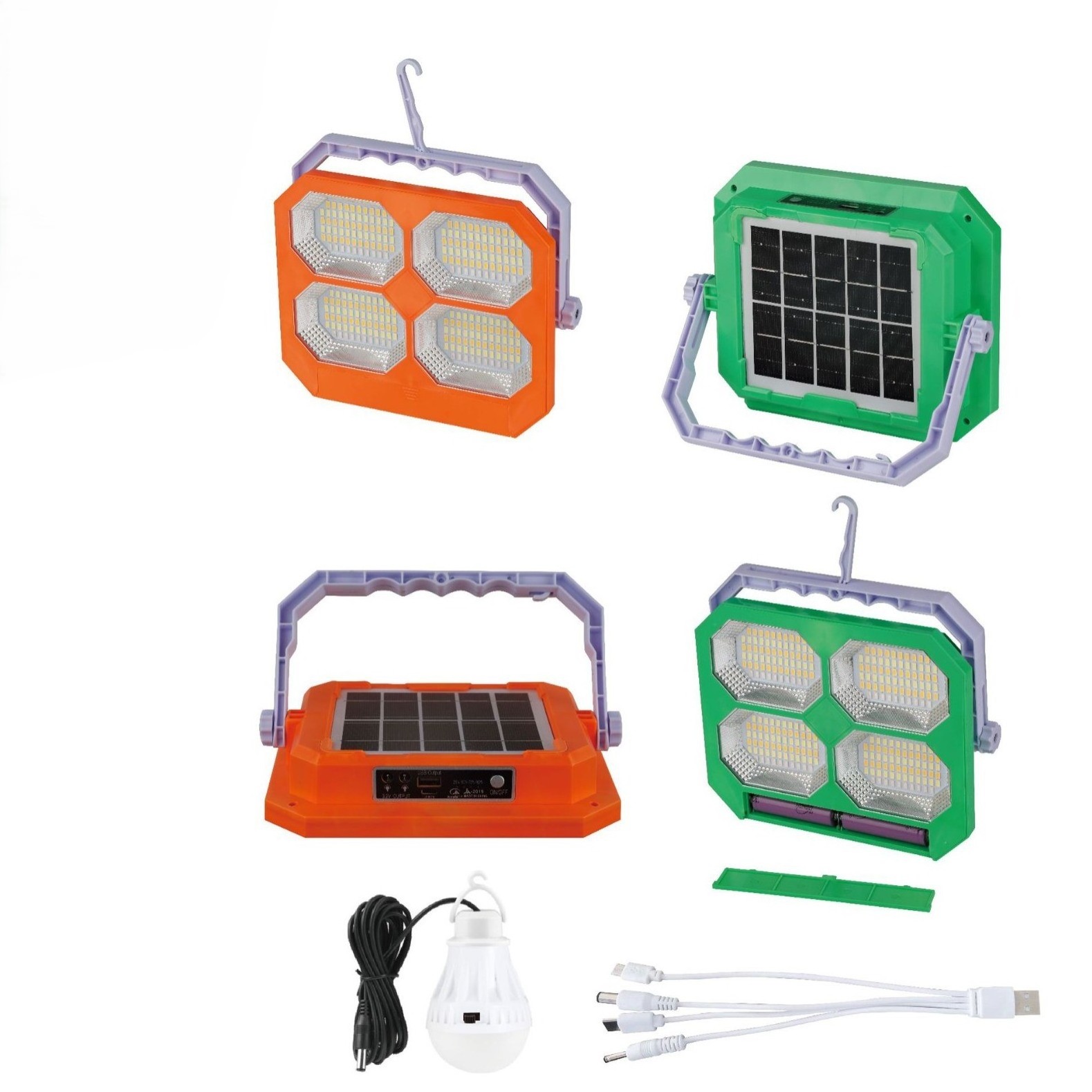 China factory high quality High Power Outdoor Carrying Light Portable with USB Solar Emergency Lighting System Lights for africa