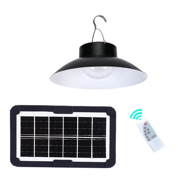 China factory 2024 Head Outdoor Led Hanging Solar Shed Lighting Pendant Light,Garden Solar Lights Indoor With Remote Control