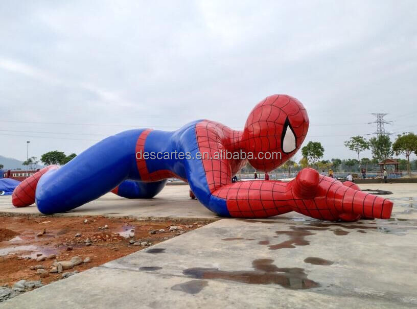 20ft Long waterproof blow up giant inflatable Christmas spiderman models for decoration