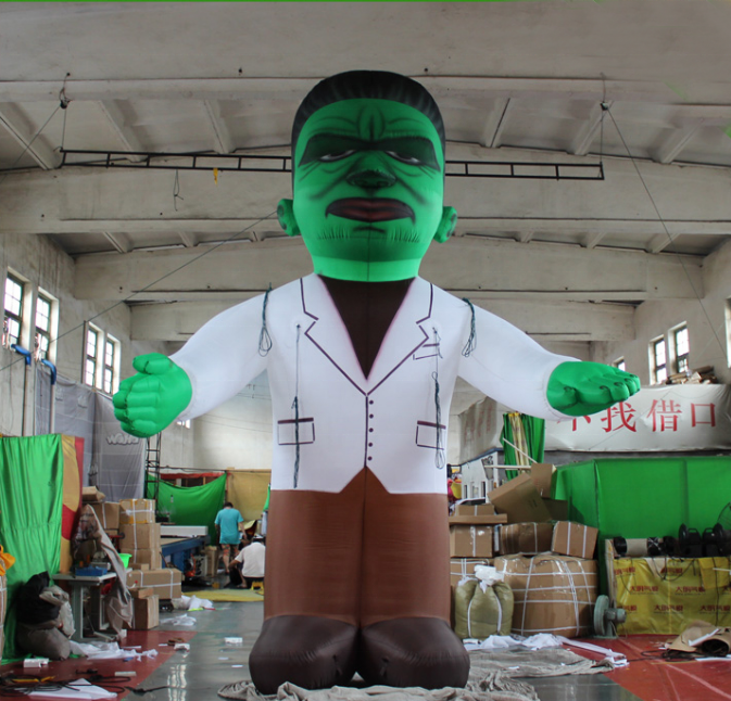 Custom Made Giant Inflatable Halloween Human Frankenstein For Advertising