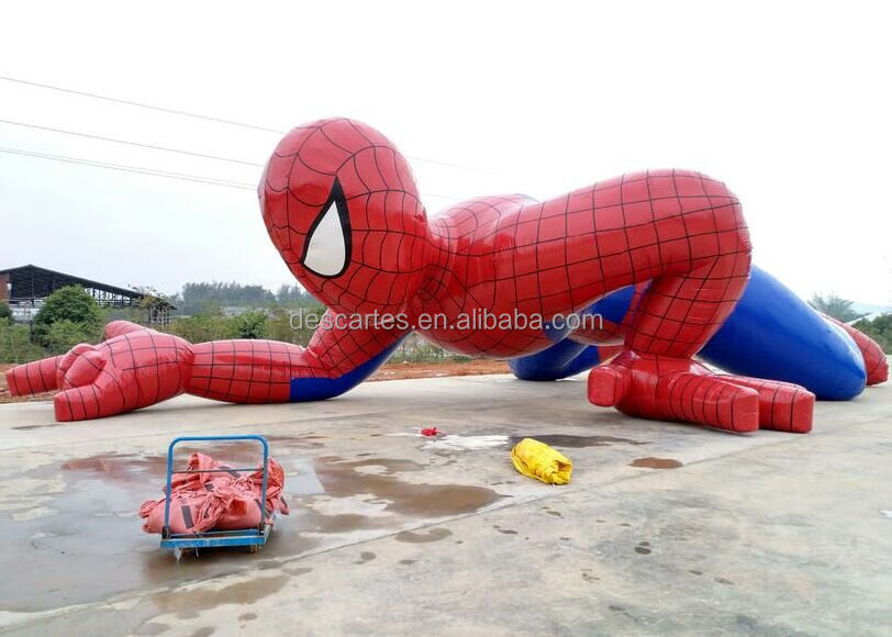 20ft Long waterproof blow up giant inflatable Christmas spiderman models for decoration