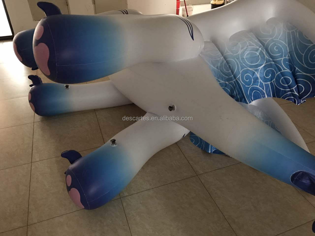 0.2mm PVC inflatable dragon toy for outdoor advertising