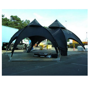 Black oxford cloth spider tents/4.5m dome tents/commercial arch tents for trade show