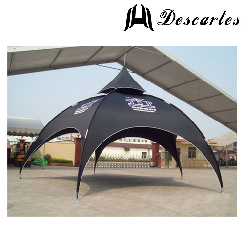 Aluminum frame 4.5m tade show display tents/custom advertising arch tents/spider tents for events