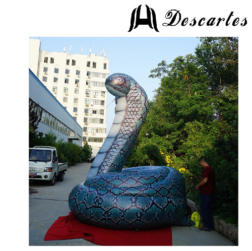 10ft Tall Cheap Advertising Giant Inflatable Snake Animals With Air Blowers