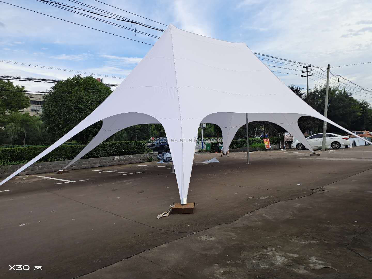 Heavy duty 12x19m star shaped outdoor party event canopy for sale