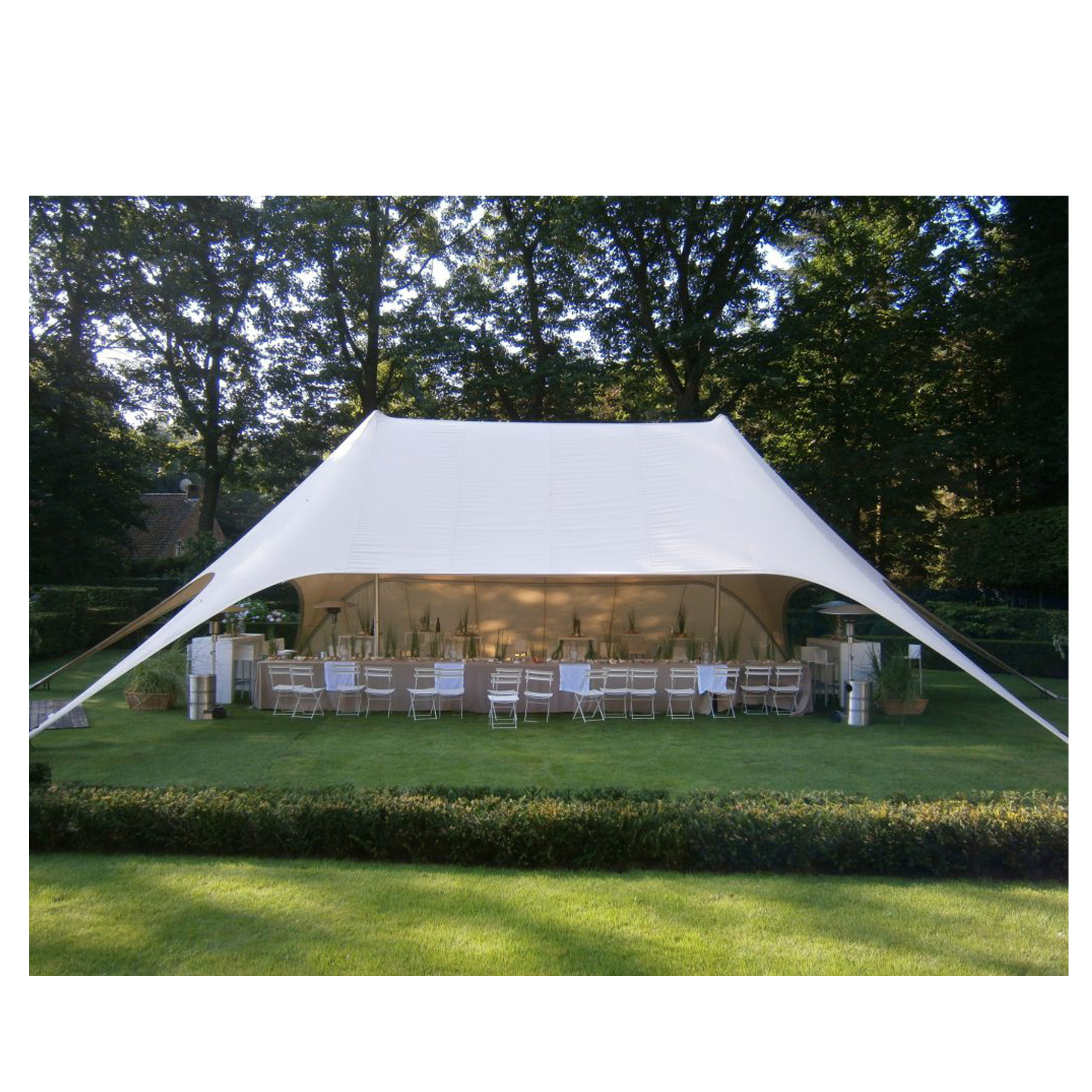 Big Outdoor Star Shade Camp Canopy/Large Marquee Wedding Tents For 100 People