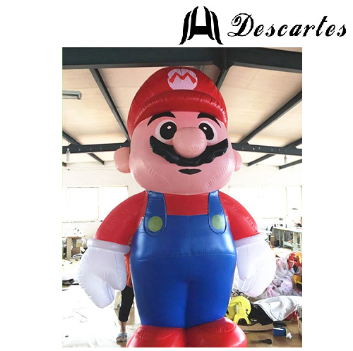 Game Character Giant Inflatable Super Maro Cartoon For Festivals