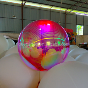 New Color 1.5M Inflatable Chrome Reflect Balls/Inflatable Christmas Mirror Balls