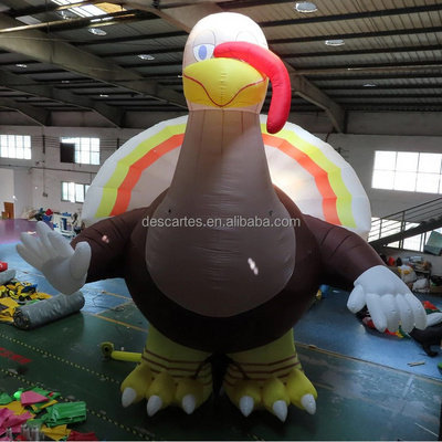 13ft high giant inflatable turkey model for Thanksgiving Day