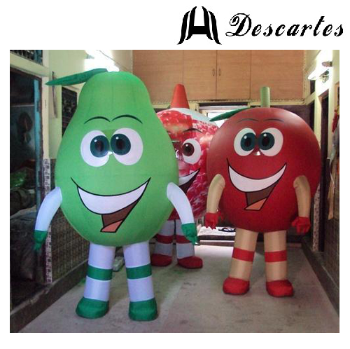 Inflatable Fruit Apple Costume/Adult Inflatable Pear Walking Costume