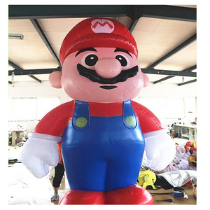 Game Character Giant Inflatable Super Maro Cartoon For Festivals