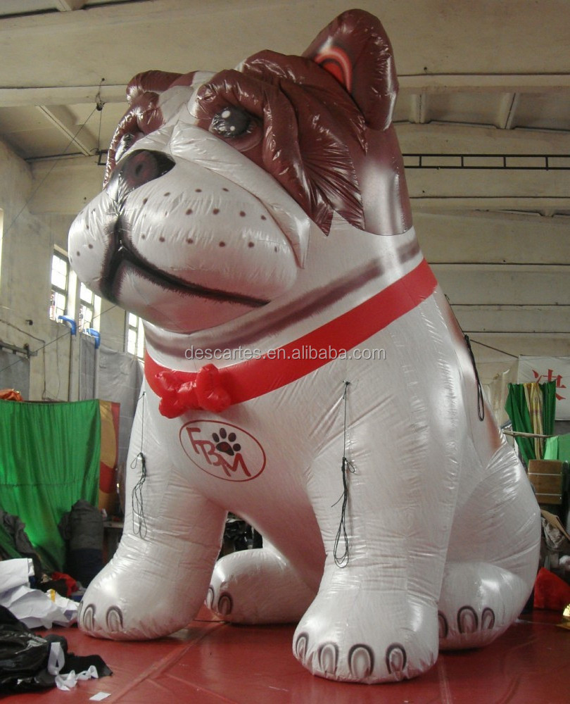 20ft Tall outdoor giant inflatable bulldog models for advertising/festival show