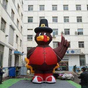 Thanksgiving Decorative Inflatable Roast Chicken/7M Giant Inflatable Turkey For Advertising