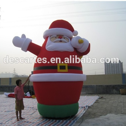 America holidays custom giant inflatable Christmas Santa Claus for sale