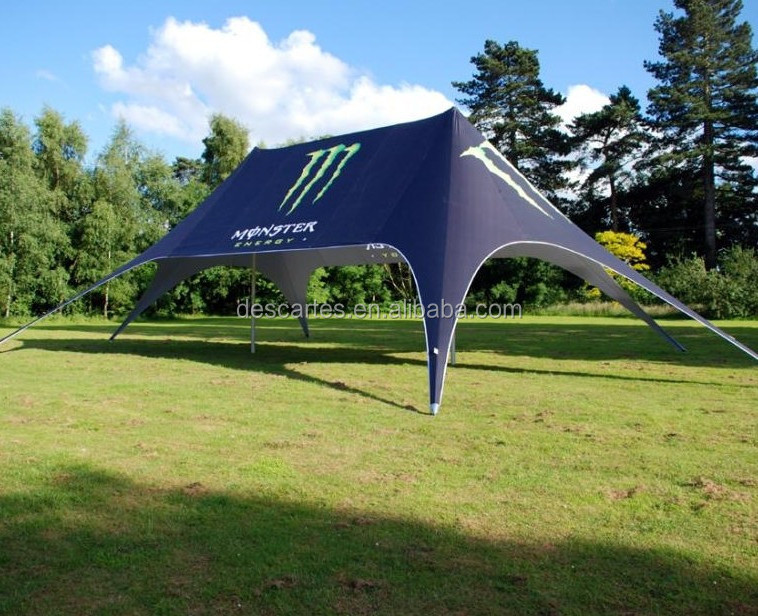 Custom made star shaped shelter tent/marquee party tents for trade show