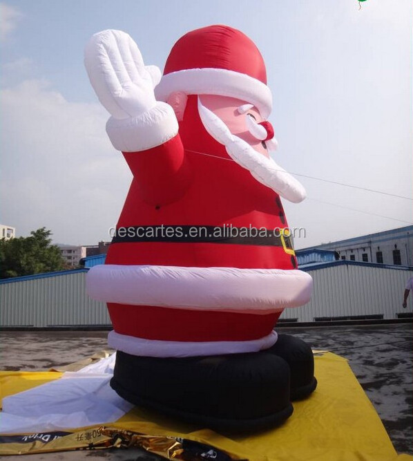 America holidays custom giant inflatable Christmas Santa Claus for sale