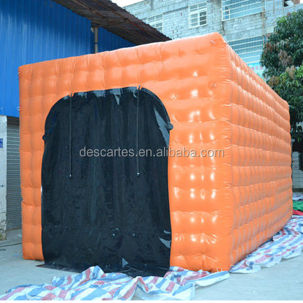 PVC tarpaulin inflatable cube trade show tent/inflatable photo booth for sale