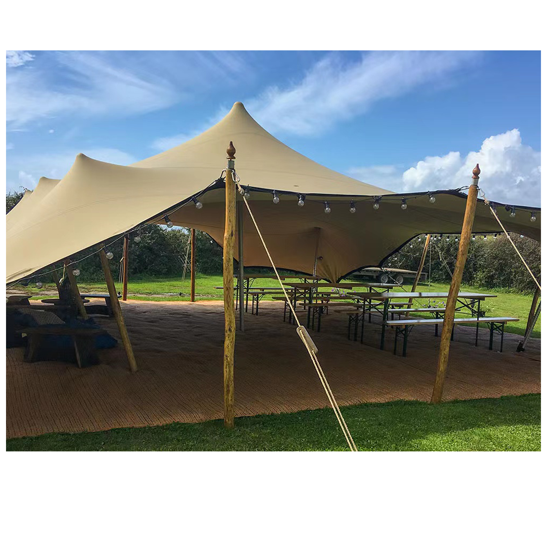 Strong Fabric 15x10M Big Bedouin Stretch Tent For Party Events