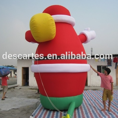 America holidays custom giant inflatable Christmas Santa Claus for sale