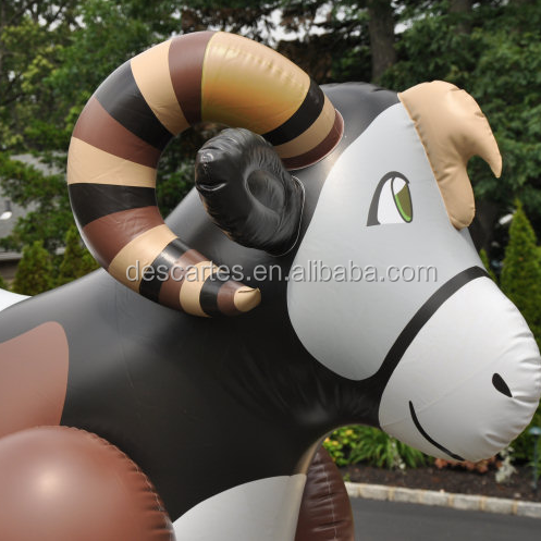 1.8m Tall PVC Inflatable Goal Animals , Custom Made Inflatable Sheep Toys For Advertising