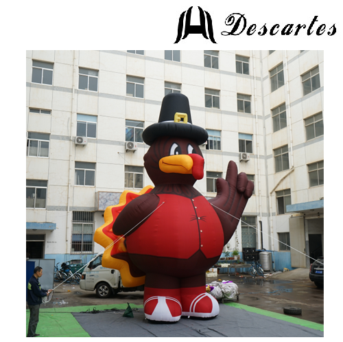 Thanksgiving Decorative Inflatable Roast Chicken/7M Giant Inflatable Turkey For Advertising