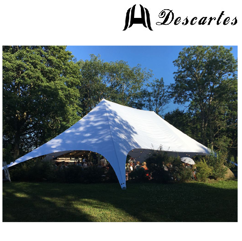 100 Seated White 2- Pole Large Marquee Wedding Tents For Sale