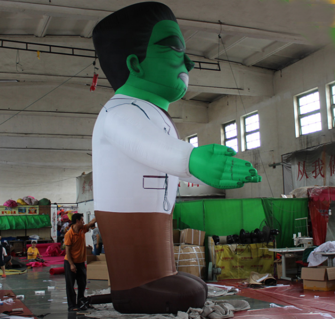 Custom Made Giant Inflatable Halloween Human Frankenstein For Advertising