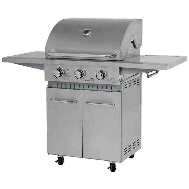 Cabinet Style commercial kitchen stainless steel Propane Gas barbecue grill